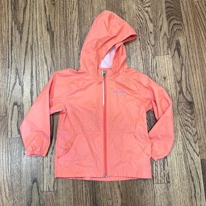 Columbia- Toddler Rain/Windbreaker full zip jacket. Salmon color. Size 4t
